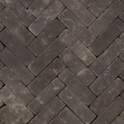 Sierbestrating-limburg-tuinvariant-Preston bruin zwart bezand vormbak 20x6,5x6 getrommeld