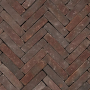 Sierbestrating-limburg-tuinvariant-Ruston paars rood bezand vormbak 20x5x6 getrommeld