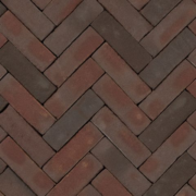 Sierbestrating-limburg-tuinvariant-Ruston paars rood bezand vormbak 20x6,5x6 strak