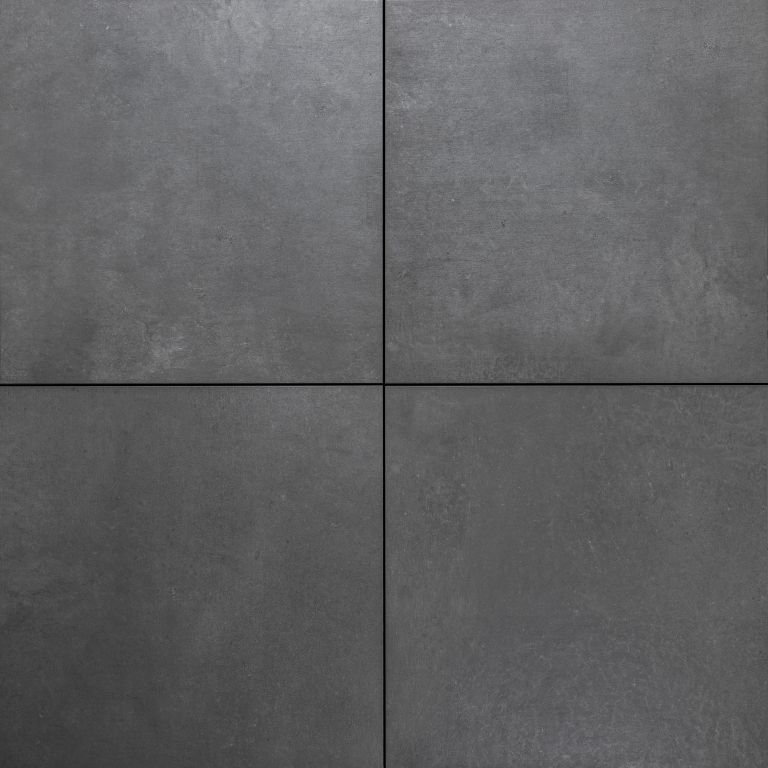 Sierbestrating-limburg-tuinvariant-Keramisch Cemento Antracite 80x80x2 cm