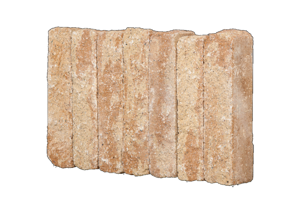 Sierbestrating-limburg-tuinvariant-Palissade Splitton 12x12x50 cm Mont Blanc