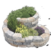 Sierbestrating-limburg-tuinvariant-Kruidenspiraal Kilimanjaro