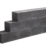 Sierbestrating-limburg-tuinvariant-Linea Block Black 15x15x30 cm
