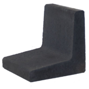 Sierbestrating-limburg-tuinvariant-L-Element Zwart 40x40x40cm