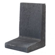 Sierbestrating-limburg-tuinvariant-L-Element Zwart 60x40x40cm