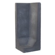 Sierbestrating-limburg-tuinvariant-L-Hoeksteen Zwart 100x40x40cm