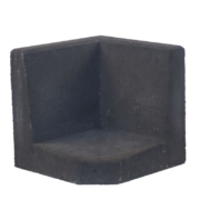 Sierbestrating-limburg-tuinvariant-L-Hoeksteen Zwart 40x40x40cm