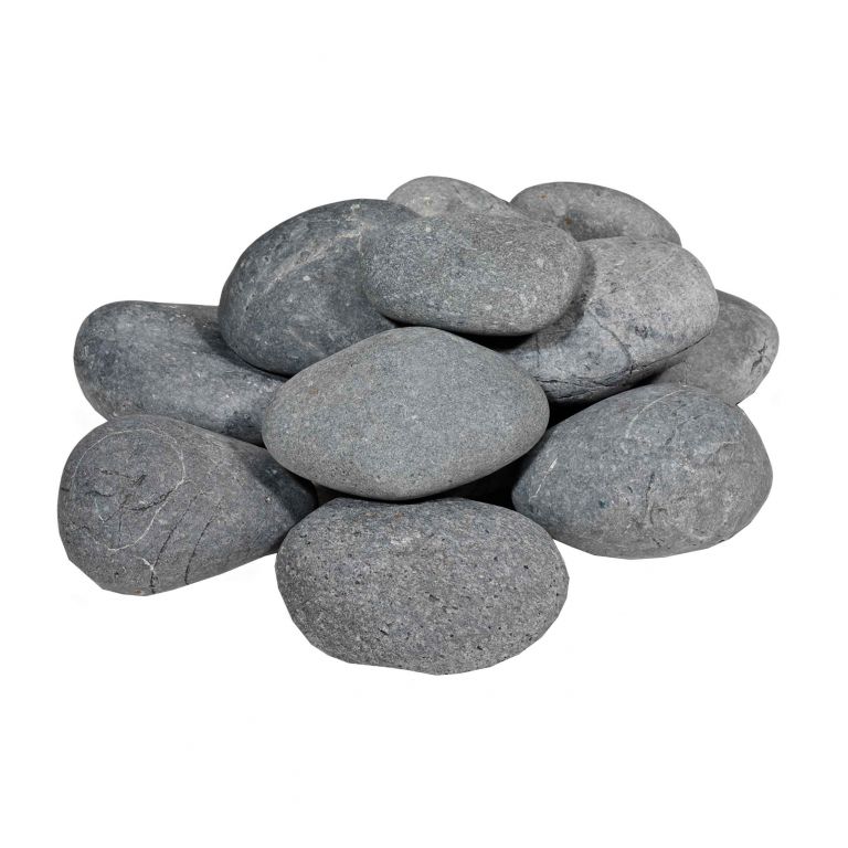 Sierbestrating-limburg-tuinvariant-Beach Pebbles zwart 30-60 mm (20 kg)