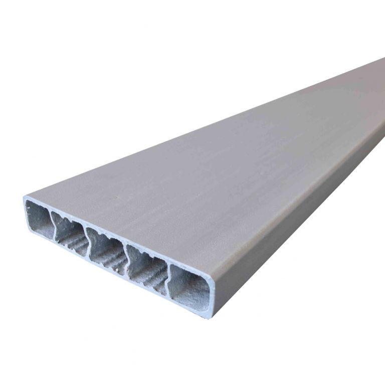 Sierbestrating-limburg-tuinvariant-Ecoborder® Hollow Grey 120x30x4 cm