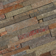 Sierbestrating-limburg-tuinvariant-Stone Panels Rusty Quarzite 60x15x1,5-2,5 cm