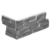 Sierbestrating-limburg-tuinvariant-Stone Panels Grey Quarzite Corner piece(40+20)x15x1,5-2,5 cm
