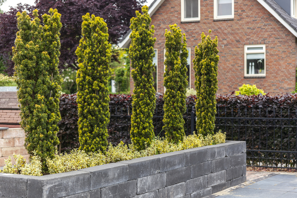 Sierbestrating-limburg-tuinvariant-Blockstone Black 15x15x45 cm