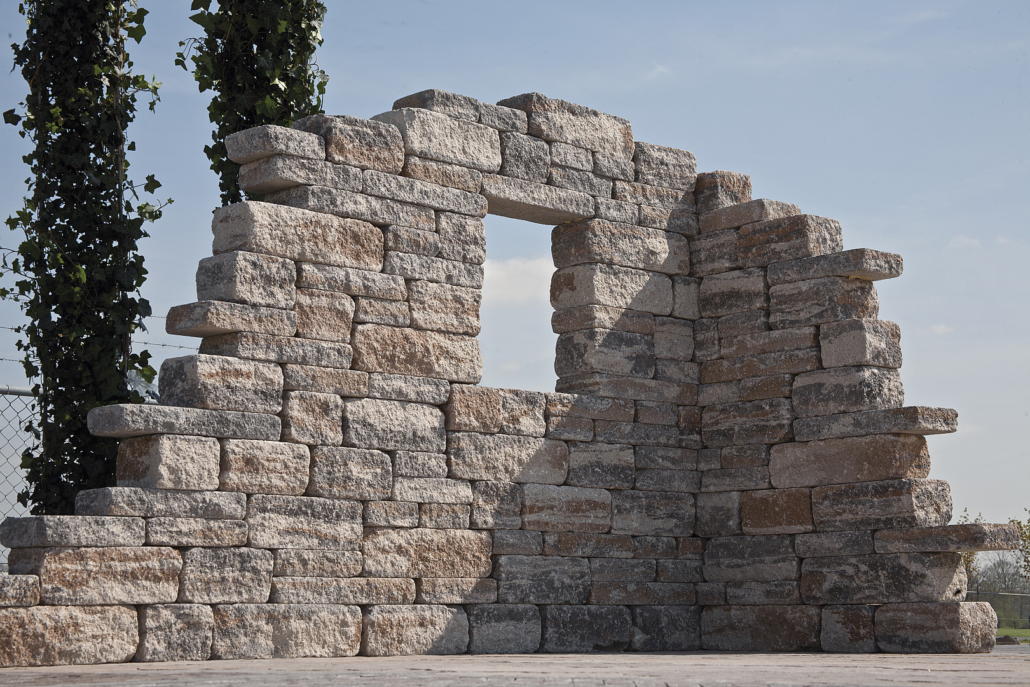 Sierbestrating-limburg-tuinvariant-Combiwall Splitton 50x20x15 cm Kilimanjaro