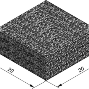 Sierbestrating-limburg-tuinvariant-Infiltro Bss 20x20x6 2/2 Zwart Poreus Waterdoorlatend