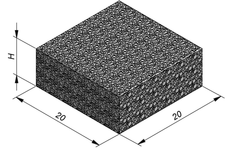 Sierbestrating-limburg-tuinvariant-Infiltro Bss 20x20x6 2/2 Zwart Poreus Waterdoorlatend