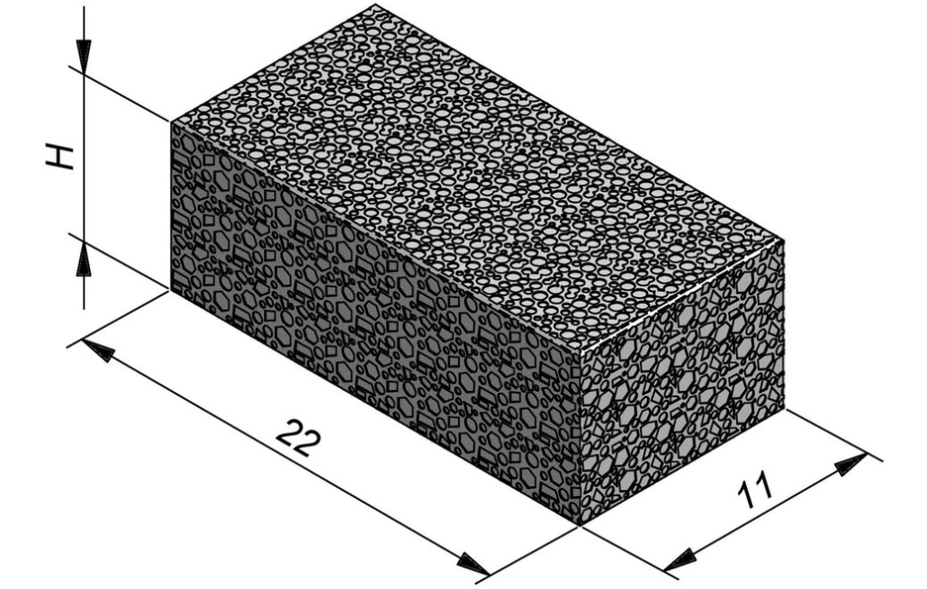Sierbestrating-limburg-tuinvariant-Infiltro Bss 22x11x8 2/2 Zwart Poreus Waterdoorlatend