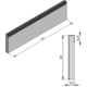 Sierbestrating-limburg-tuinvariant-Betinoc Square B3 150x40x5,5 Cor Ten Staal