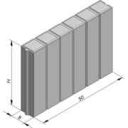 Sierbestrating-limburg-tuinvariant-PALISSADEBOORDSTEEN RECHT 50x50x8 GRIJS