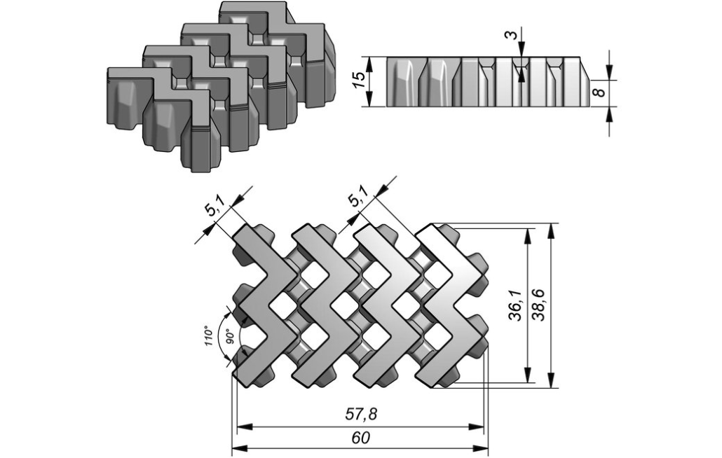 Sierbestrating-limburg-tuinvariant-Aviena Edge Waterpasserende Tegel 58x36x15 Carbon Intense