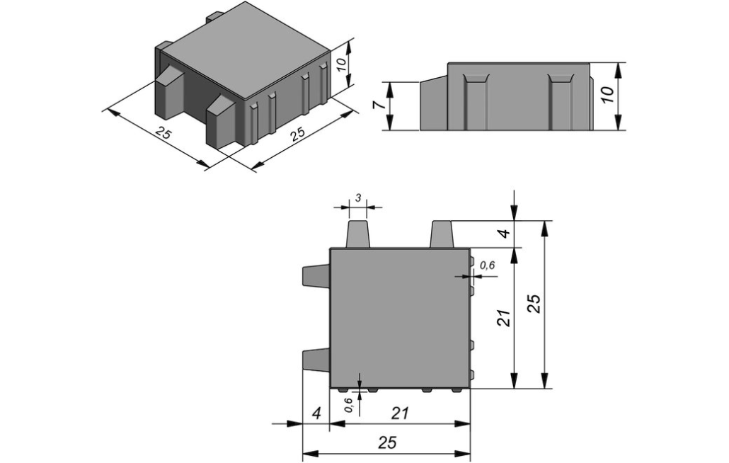 Sierbestrating-limburg-tuinvariant-Greenstone Grasbetontegel 25x25x10 2/2 Carbon Intense