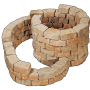 Sierbestrating-limburg-tuinvariant-Kruidenspiraal Mont Blanc