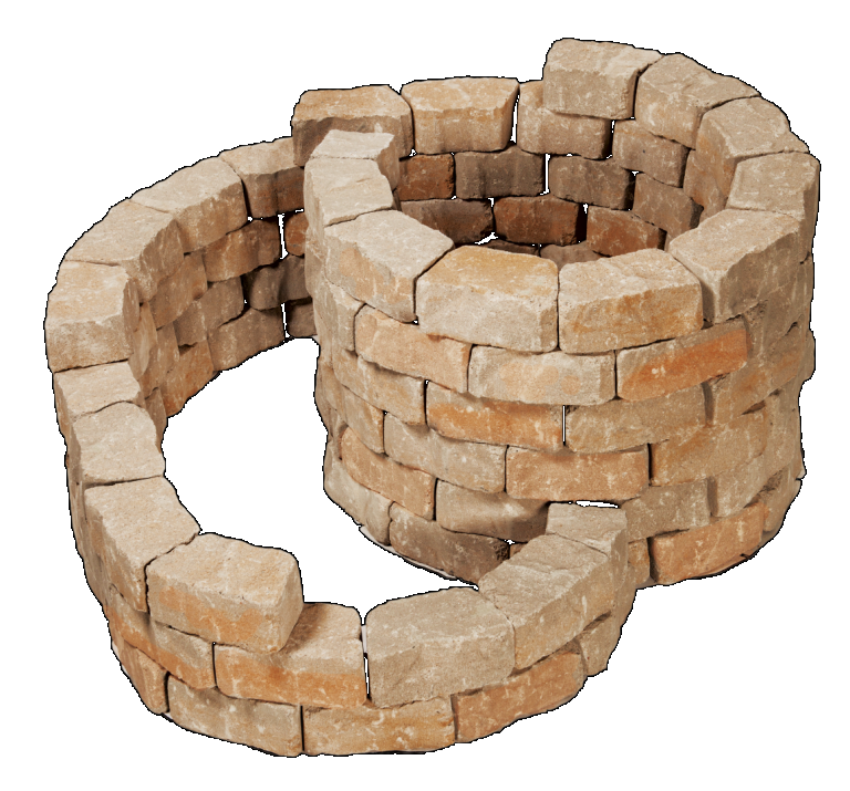 Sierbestrating-limburg-tuinvariant-Kruidenspiraal Mont Blanc