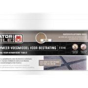 Sierbestrating-limburg-tuinvariant-Gator Tile Sand Beige Emmer 2,5kg