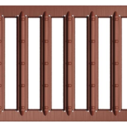 Sierbestrating-limburg-tuinvariant-Sleufrooster verzinktstaal terra 50cm