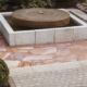 Sierbestrating-limburg-tuinvariant-Rosso Bologna Flagstones Extra 25-40Mm