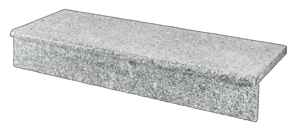Sierbestrating-limburg-tuinvariant-Traptrede Opstap G603 Grijs 100x35x3 cm
