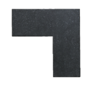 Sierbestrating-limburg-tuinvariant-Hoek Nero Eleganto Piazzo 50/20x50/20x3