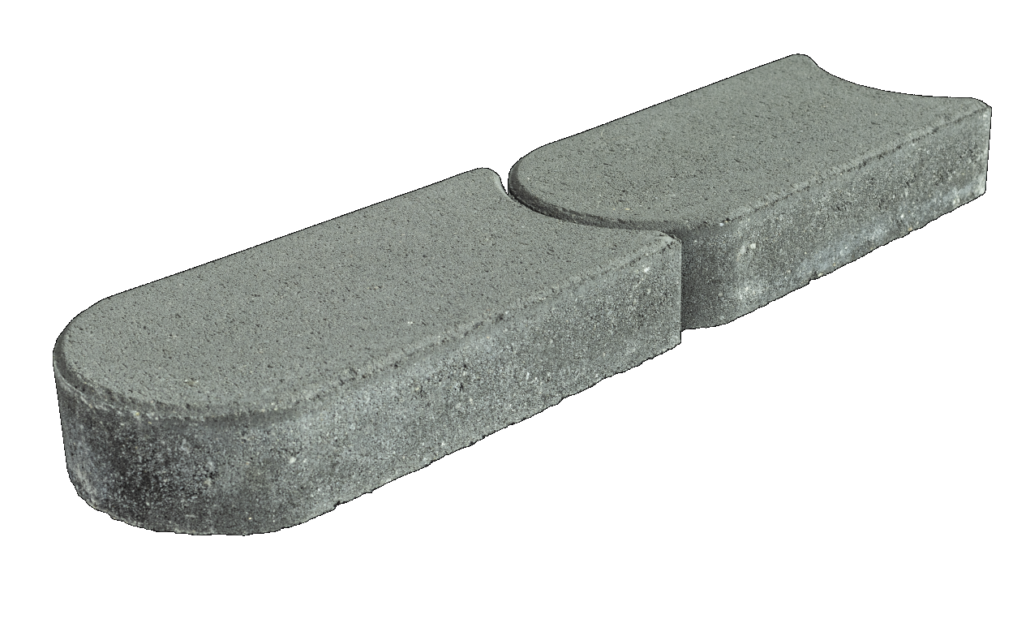 Sierbestrating-limburg-tuinvariant-Kantsteen Graskant Antraciet 33X16X4.5Cm