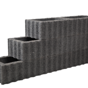 Sierbestrating-limburg-tuinvariant-Rechthoekflor Zwart 40x60x25 cm