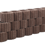 Sierbestrating-limburg-tuinvariant-Cirkelflor Mini Bruin/Rood 30x20x20 cm