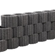 Sierbestrating-limburg-tuinvariant-Cirkelflor Mini Zwart 30x20x20 cm