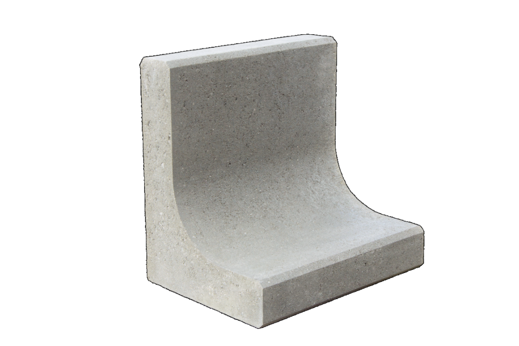 Sierbestrating-limburg-tuinvariant-L-Element Grijs 40x40x30 cm