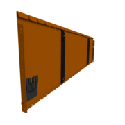 Sierbestrating-limburg-tuinvariant-Flexline 560 mm, 216 cm Weervast (Corten) incl. 5 grondnagels en verbindingsset