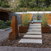 Sierbestrating-limburg-tuinvariant-Traptrede G603 Grijs Piazzo 15x35x125 cm